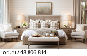 warmth house staging ai generated. Стоковое AI-изображение, AI-художник Vectorwin / Фотобанк Лори