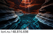 spring underground water ai generated. Стоковое AI-изображение, AI-художник Vectorwin / Фотобанк Лори