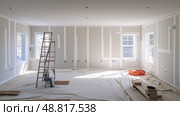 installation house drywall ai generated. Стоковое AI-изображение, AI-художник Vectorwin / Фотобанк Лори