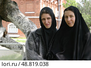 Монахини Шамординской обители (2005 год). Редакционное фото, фотограф Дмитрий Неумоин / Фотобанк Лори