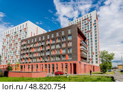 ЖК «Второй Нагатинский» (2024 год). Стоковое фото, фотограф Игорь Рожков / Фотобанк Лори