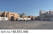 Outdoor installations in the cultural village of Qatar, Qatar, Doha. Стоковое видео, видеограф IRYNA ZAKHARANKA / Фотобанк Лори