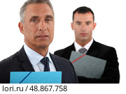 Businessman with his assistant. Стоковое фото, агентство Ingram Publishing / Фотобанк Лори