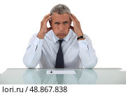 Exasperated businessman. Стоковое фото, агентство Ingram Publishing / Фотобанк Лори