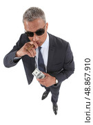 An Italian mobster. Стоковое фото, агентство Ingram Publishing / Фотобанк Лори