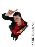 Angry businesswoman shouting. Стоковое фото, агентство Ingram Publishing / Фотобанк Лори