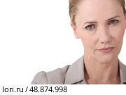 Serious woman. Стоковое фото, агентство Ingram Publishing / Фотобанк Лори