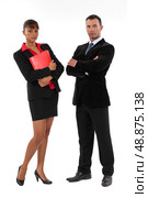 Portrait of ambitious businesspeople. Стоковое фото, агентство Ingram Publishing / Фотобанк Лори