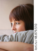 Woman sulking. Стоковое фото, агентство Ingram Publishing / Фотобанк Лори