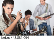 Young rock band. Стоковое фото, агентство Ingram Publishing / Фотобанк Лори