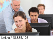 IT lesson. Стоковое фото, агентство Ingram Publishing / Фотобанк Лори