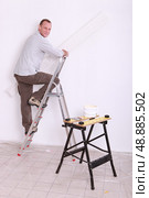 Painter molding paste. Стоковое фото, агентство Ingram Publishing / Фотобанк Лори
