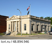 Post Office (1912) designed by John Knox Taylor, Wabash, Indiana, United States (2014 год). Редакционное фото, фотограф Валерия Попова / Фотобанк Лори