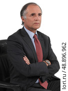 serious businessman posing. Стоковое фото, агентство Ingram Publishing / Фотобанк Лори