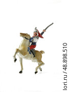 Figurine of cavalier. Стоковое фото, агентство Ingram Publishing / Фотобанк Лори