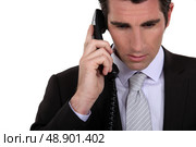 Concerned businessman. Стоковое фото, агентство Ingram Publishing / Фотобанк Лори