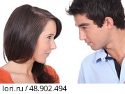 Teens face to face. Стоковое фото, агентство Ingram Publishing / Фотобанк Лори