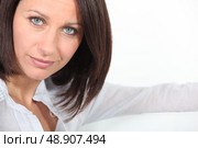 Portrait of a brunette. Стоковое фото, агентство Ingram Publishing / Фотобанк Лори