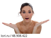 Amazed woman. Стоковое фото, агентство Ingram Publishing / Фотобанк Лори