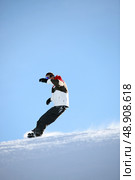 Man snowboarding. Стоковое фото, агентство Ingram Publishing / Фотобанк Лори