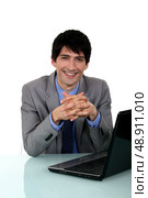 A smiling businessman. Стоковое фото, агентство Ingram Publishing / Фотобанк Лори