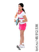 female tennis player. Стоковое фото, агентство Ingram Publishing / Фотобанк Лори