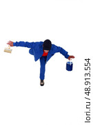 craftsman painter balancing. Стоковое фото, агентство Ingram Publishing / Фотобанк Лори