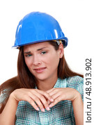 Craftswoman crying. Стоковое фото, агентство Ingram Publishing / Фотобанк Лори