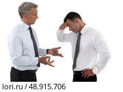 Businessmen quarreling. Стоковое фото, агентство Ingram Publishing / Фотобанк Лори