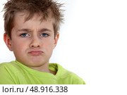 Pouting boy. Стоковое фото, агентство Ingram Publishing / Фотобанк Лори