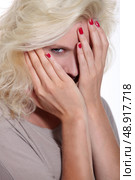 Portrait of blonde woman. Стоковое фото, агентство Ingram Publishing / Фотобанк Лори