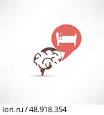 Update brain cells sleeping icon. Стоковая иллюстрация, агентство Ingram Publishing / Фотобанк Лори