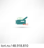 conducted surveillance icon. Стоковая иллюстрация, агентство Ingram Publishing / Фотобанк Лори