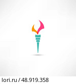 torch symbol. Стоковая иллюстрация, агентство Ingram Publishing / Фотобанк Лори