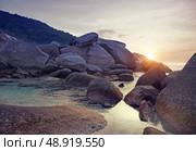 sunset ,Similan Island , PhangNga Province Thailand. Стоковое фото, агентство Ingram Publishing / Фотобанк Лори
