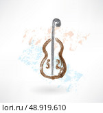 music cello grunge icon. Стоковая иллюстрация, агентство Ingram Publishing / Фотобанк Лори