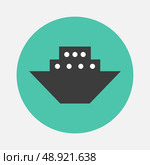 Steamboat icon. Стоковая иллюстрация, агентство Ingram Publishing / Фотобанк Лори