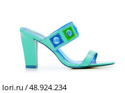 Female shoes on white background. Стоковое фото, агентство Ingram Publishing / Фотобанк Лори
