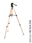 Tripod camera isolated on the white background. Стоковое фото, агентство Ingram Publishing / Фотобанк Лори