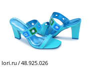 Female shoes on white background. Стоковое фото, агентство Ingram Publishing / Фотобанк Лори