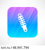 zipper icon. Стоковая иллюстрация, агентство Ingram Publishing / Фотобанк Лори