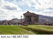 Garni Temple (2024 год). Редакционное фото, фотограф Юлия Бабкина / Фотобанк Лори