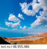 La Azohia Murcia aerial with Mazarron view in Spain Mediterranean sea. Стоковое фото, агентство Ingram Publishing / Фотобанк Лори