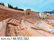 Cartagena Roman Amphitheater in Murcia at Spain. Стоковое фото, агентство Ingram Publishing / Фотобанк Лори