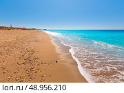 Bolnuevo beach in Mazarron Murcia at Mediterranean spain sea. Стоковое фото, агентство Ingram Publishing / Фотобанк Лори