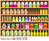 Regiments with products. Стоковая иллюстрация, агентство Ingram Publishing / Фотобанк Лори
