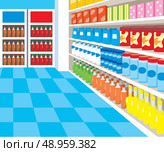 Supermarket. Стоковая иллюстрация, агентство Ingram Publishing / Фотобанк Лори