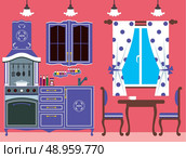 Kitchen furniture. Interior. Стоковая иллюстрация, агентство Ingram Publishing / Фотобанк Лори