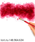 Abstract watercolor background. Vector illustration. Стоковая иллюстрация, агентство Ingram Publishing / Фотобанк Лори