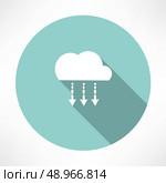 precipitation icon. Flat modern style vector illustration . Стоковая иллюстрация, агентство Ingram Publishing / Фотобанк Лори